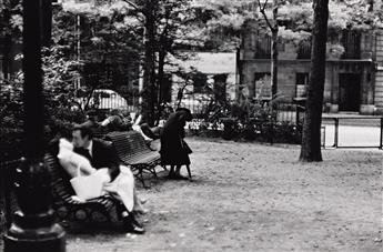 BRUCE DAVIDSON (1933- ) Widow of Montmartre, Madame Fauchet, Paris. 1956; printed 2000s.                                                         